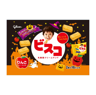 ラブリーハロウィーン ビスコ りんご３２枚入 展開図